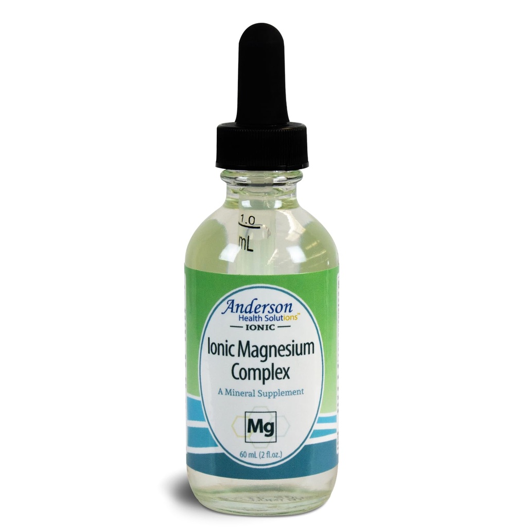 Anderson New Ionic Magnesium Complex, Vedel Magneesium Supplement, Trace Mineral Drops, 30 Servings (2 oz)