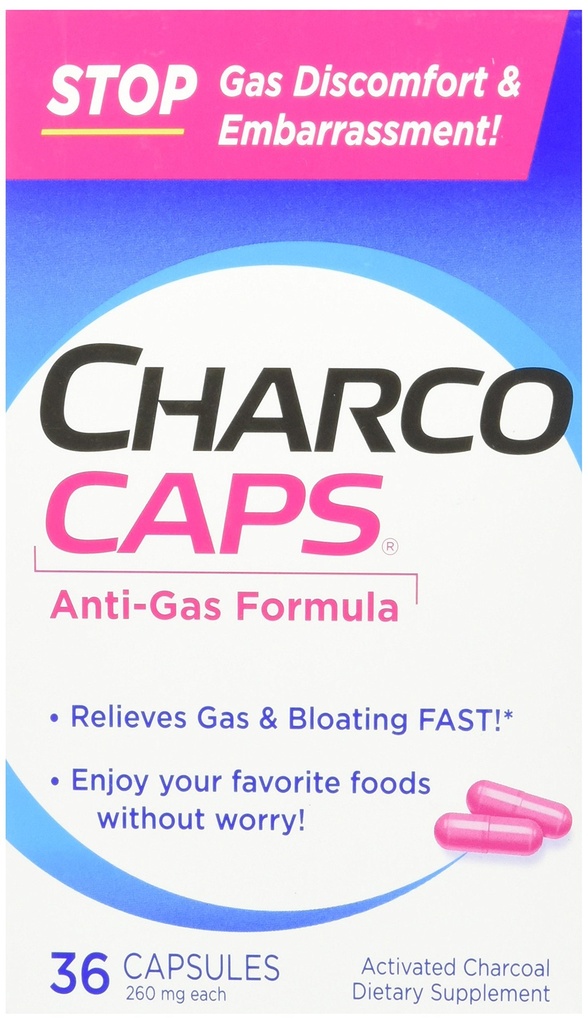 Anti-Gas Dietary Supplement Formula 36 kapslid