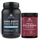 Ancient Nutrition Luupuljong Proteiin Pulber, Vanilla, 40 Servings + Multi-Kollageeni Valgu Pulber, Maitsestamata, 45 Servingut