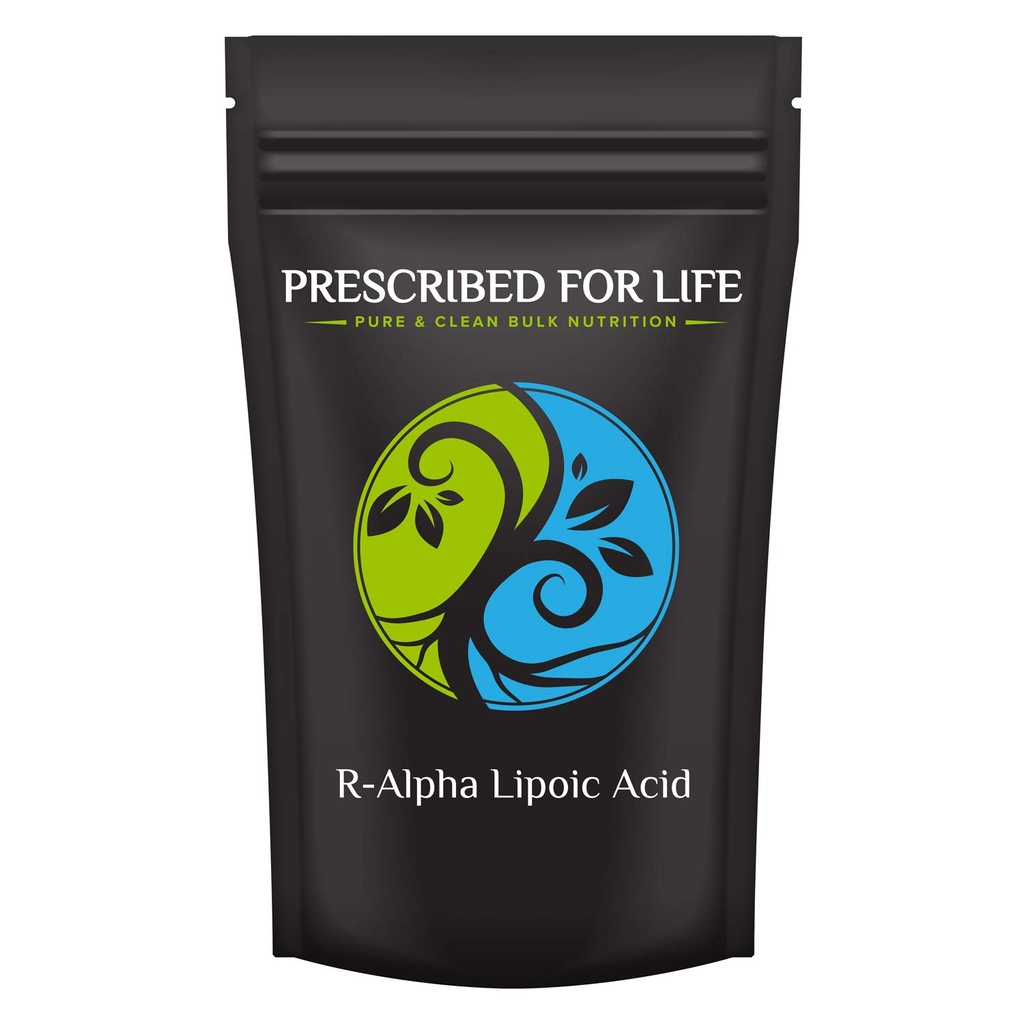 Prescribed For Life Alpha Lipoic Acid Powder, R Lipoic Acid Bioactive Form, ALA Supplement (2oz / 56g)