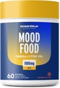 Oceanblue Essentials Mood Food Omega 3 | Triple Strength Fish Oil 1000mg EPA Mood Support | Burpless Mini Softgels | Heart Health, Non-GMO (60 Count)