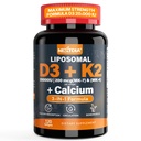 Vitamiin D3 20 000 RÜ + Vitamiin K2 ( MK7 ) 200mcg - optimaalne D3-vitamiin ja K2-sool - tugevad luud ja lihased, kaltsiumi imendumine ja immuunsuse tugi, D-vitamiini puuduste abistamine, lihtne neelata, mitte GMO