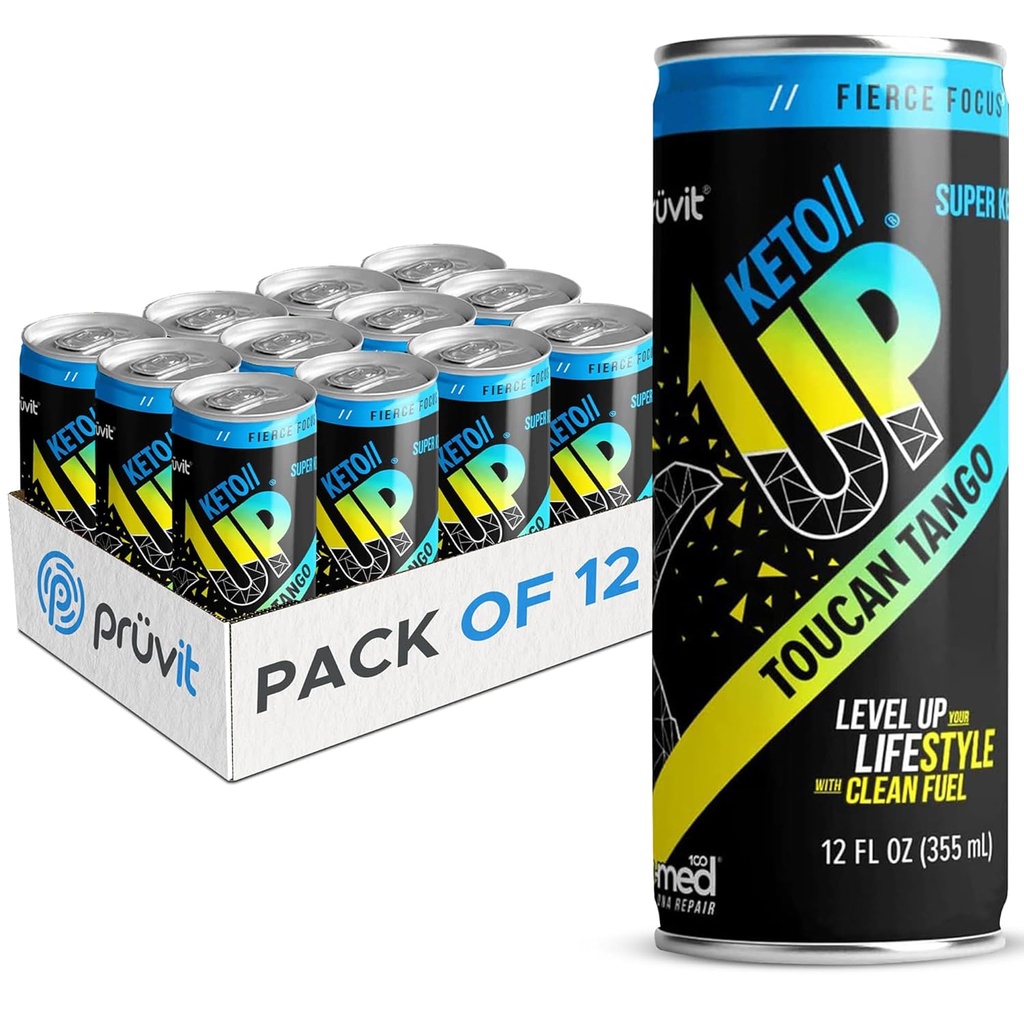 Toucan Tango Keto / Up® Drink - Valmis joomiseks Ketoonid keskenduda meestele ja naistele - 12 Pack