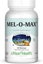 Maxi Health Mel-O-Max - melatoniin - Valerian Juur - Sleep Aid - 120 kapslit - Kosher