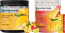 KEY NUTRIENTS Electrolytes Powder Bundle, Peach Mango 90 Servings + Variety Pack Electrolyte Packets 10 Count, Sugar Free Hydration Drink Mix with Vitamins & Minerals