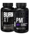 Jacked Factory Burn XT termogeenne rasvapõletaja - isu vähendav ja nootroopne energiavõimendaja (90 kapslit) & Lean PM Max suure jõudlusega kaalulangus, unetugi | (120 kapslit)