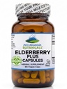 Pure Mountain Botanicals Elderberry Supplement - Vegan Kosher Kapslid 750mg Orgaaniline Elderberry ja 200mg Elderflower