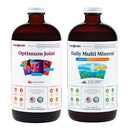 LIQUIDHEALTH Optimum Joint Glükosamiin Chondroitin Supplement & Daily Multimineral Multivitamiin Bundle meestele ja naistele - Sea Trace Minerals, Luu ja liigeste Tervis, Immune Support - Valmistatud USA, Non-GMO
