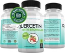 DOKTORI SOOVITATAVAD ANDMED Quercetin 800mg w/Bromelain 165mg per Serving- 120 Veggie kapslid-täis 60 päeva varu, vitamiinilisa toetada ja bioflavonoidid, Gluteenivaba, Non-GMO