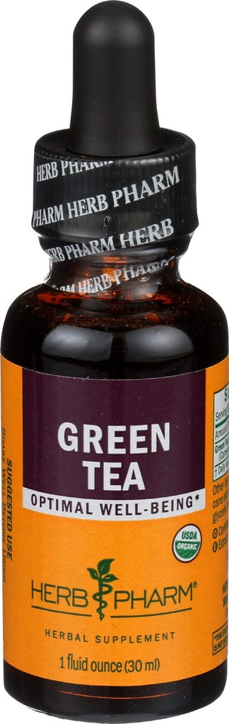 Herb Pharm Certified Organic Green Tee Vedel Ekstrakt - 1 Ounce