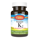 Carlson - vitamiin K2 MK-7 (menakinoon), 180 mcg, luu tugi, kaltsiumi biosaadavus, K2 vitamiin, K-2, 90 Softgels