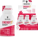 Bee and You Energy X Shot, 12 Pack, Korea punane ženšenn, Royal Jelly, Propolis, Kofeiinivaba energiajook, C-vitamiin, B3, B6, B12, immuuntoetus, antioksüdandid, granaatõuna maitse