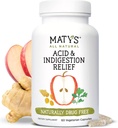 Matys Acid & Indigestion Relief kapslid, ohutu Antacid Alternatiiv juhuslik happe refluks & kõrvetised, valmistatud Apple Siidri äädikas, Soja & Gluteeni Vabad Taimekapslid, 60 Count, 30 Servings