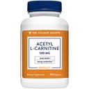 Atsetüül-L-karnitiin 500mg – toetab tervislikku aju ja mälu funktsiooni, soodustab energiatootmist – CarnipureTM pakub puhtaimat L-karnitiini vormi (120 kapslit) vitamiin Shoppe