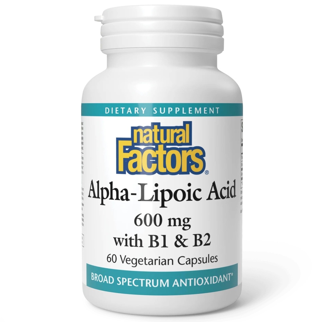 Looduslikud faktorid Alfa- lipohape + B 600 mg, 60 kapslit