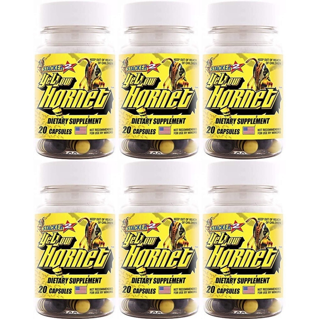 Kollane Hornet Taimne toidulisand 20ct (Lot 6 X) = 120 kapslit