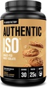 Jacked Factory Authentic ISO Grass Fed Whey Valk Isolaatpulber - Low Carb, Non-GMO Muscle Building Protein w/No Fillers, Post Workout Recovery, Vanilla Oatmeal Cookie