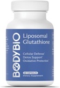 Bodybio Liposomal Glutathione | Body’s Most Powerful Antioxidant | Master Detoxification | Colon Cleanse| Optimal Cell Protection for Immune Defense | Enhanced Liposomal Absorption | 60 Capsules