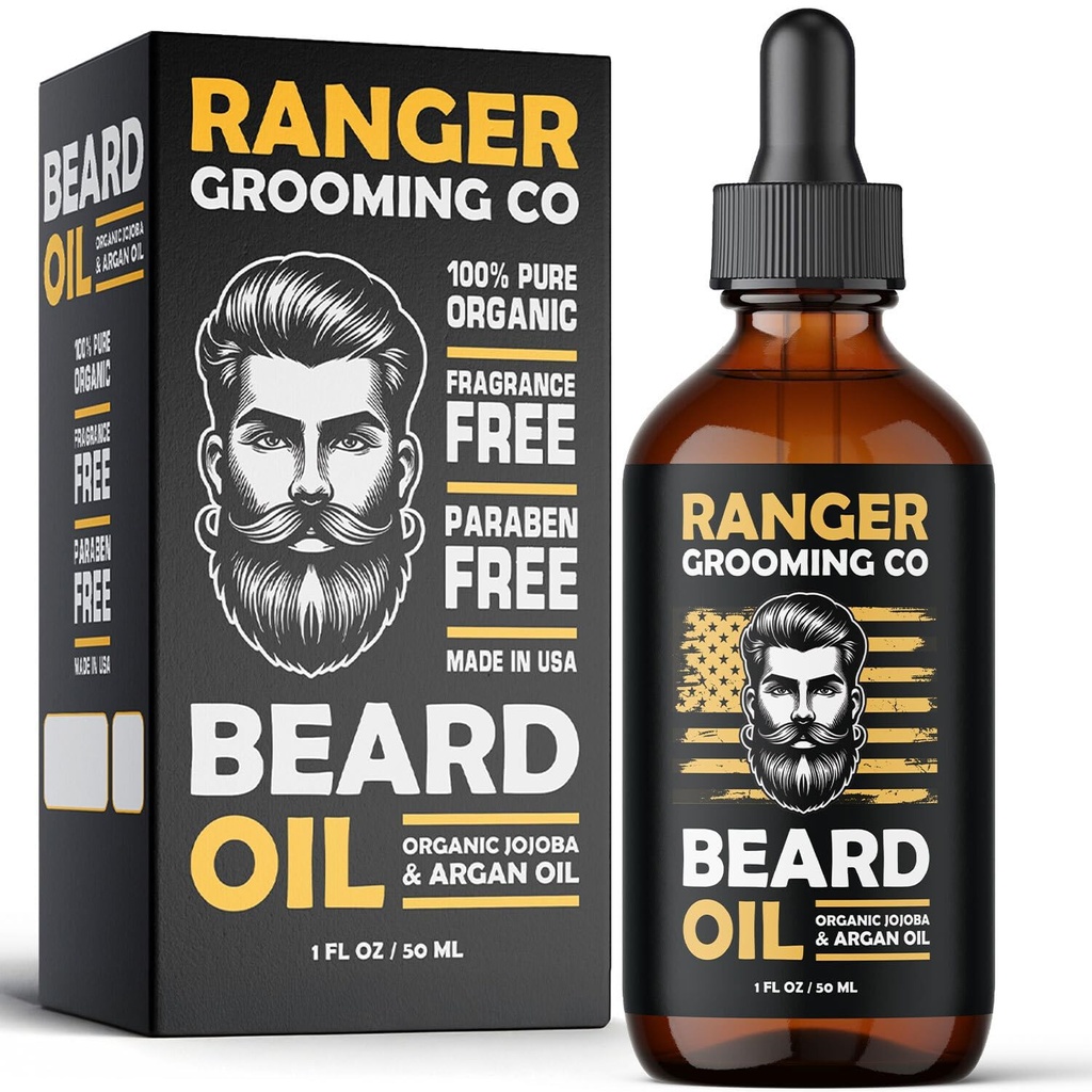 Leven Rose Beard Oil for Men and Beard Softener 100% puhas looduslik habemega meestele, vuntsidele ja niisutatud nahale 1 oz poolt Ranger Grooming Co