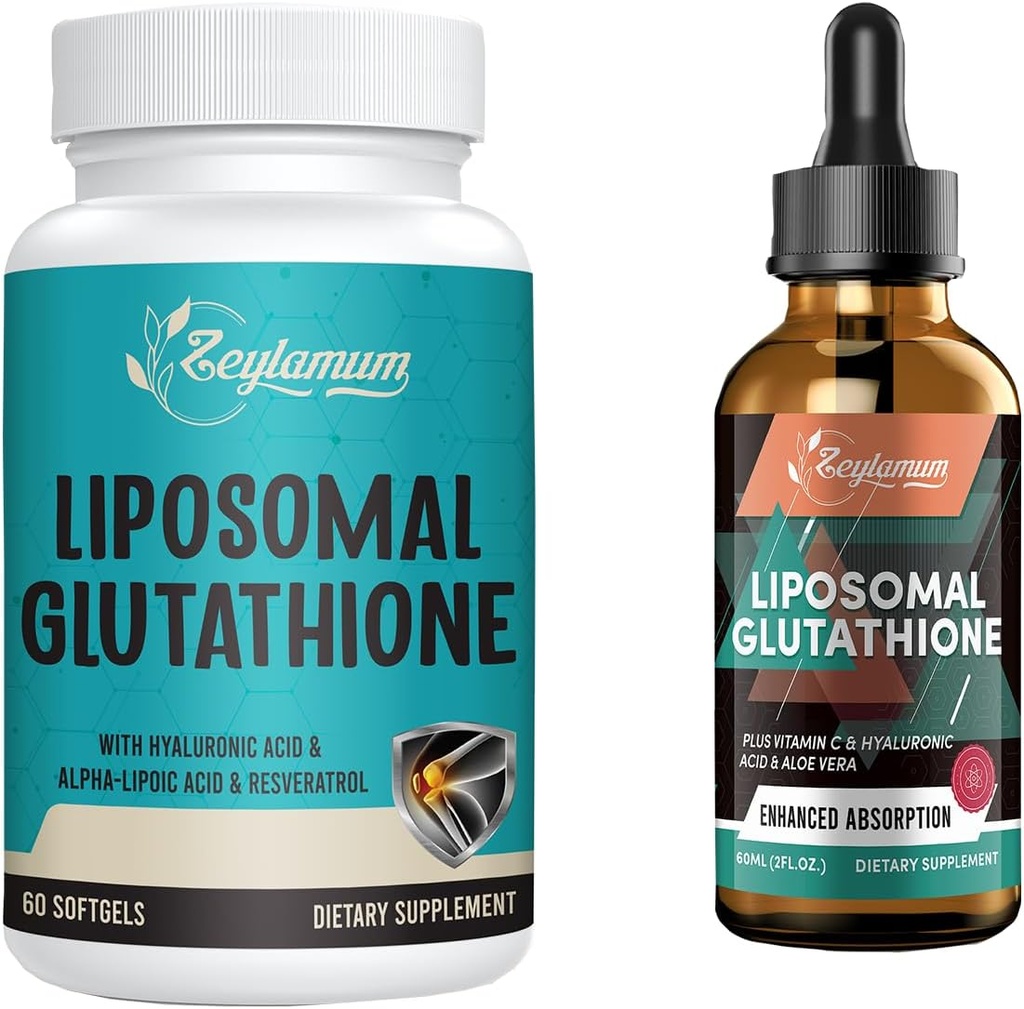 Liposomaalne Glutatioon 1P & Liposomaalne Glutatioon Vedelik 1P
