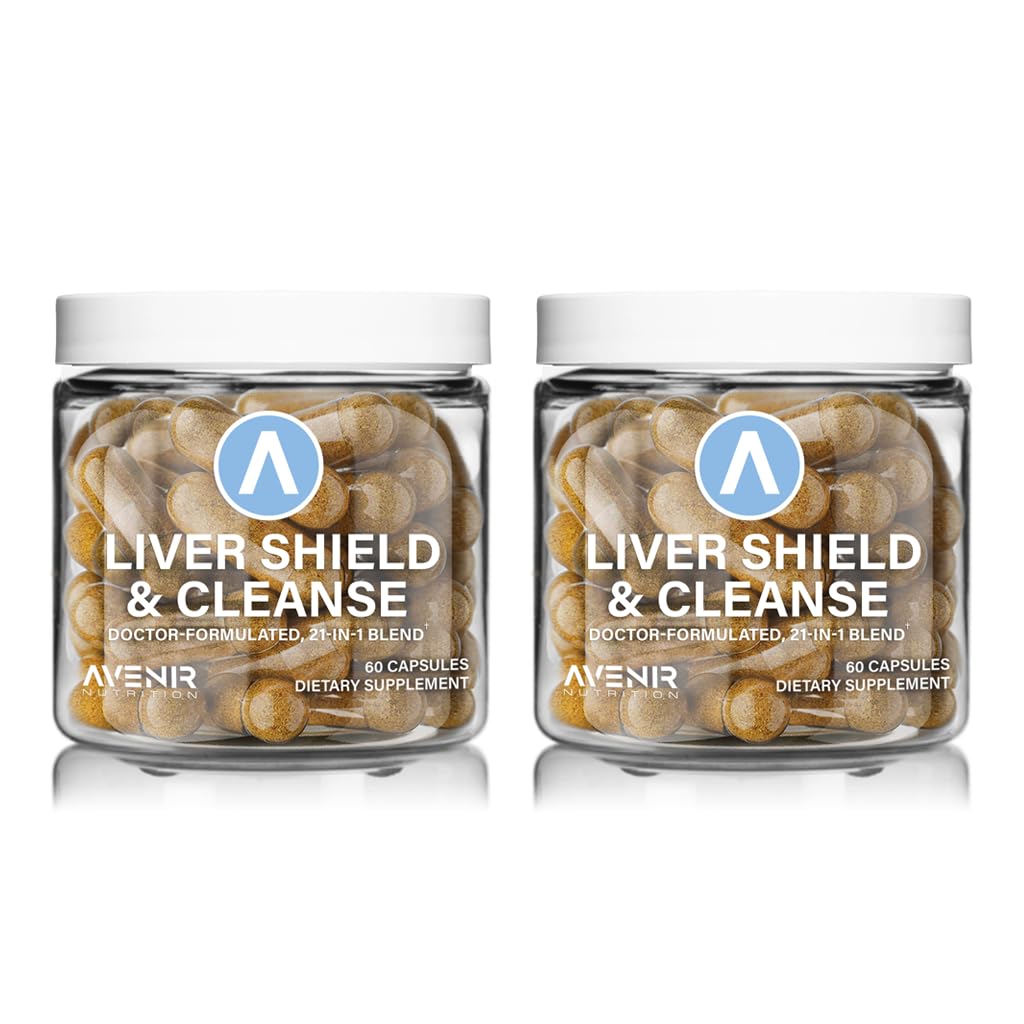 Avenir Nutrition Maksakilp & Puhasta | Taimne Maks Puhasta Detox & Remondilisand | Piimaohakas & Artišokiekstraktilisandid | Rasvane Maks & Tervisetoetus | 120 kapslit meestele ja naistele
