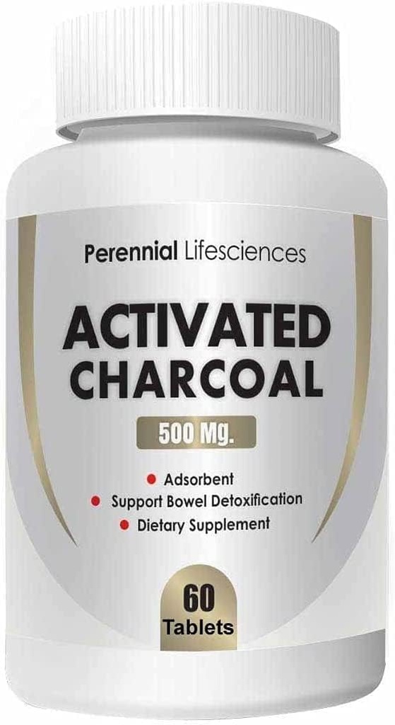 MIYUU Perennial Lifesciences Aktiivsüsi - 500Mg (60 tabletti)