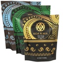 1 nael Koa Kava komplekti Premium Tongan, Fijian Waka ja Vanuatu Waka Kava Root Powder