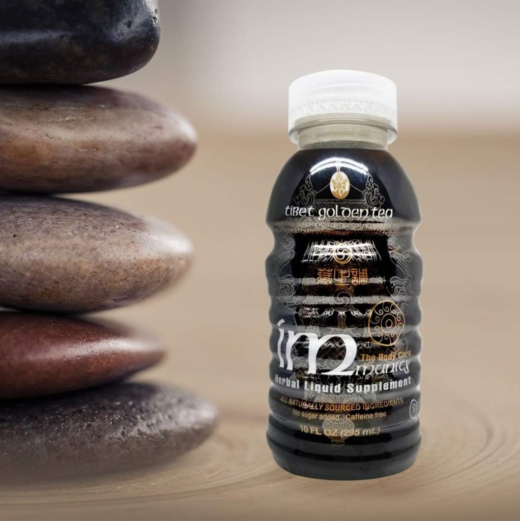 Herb Guru Chi + Immunity Tee 24 Pack (10 oz pudelid) - Kofeiinivaba ilma suhkrulisandita - energia, taastumine, immuunsus Taimne teejook - ženšenn, Echinacea, lagritsa juur, Astragalus - tervisetoonika ja tee