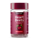 Snap Supplements Heart Beets Orgaaniline peedi Juurkummies, südame-veresoonkonna toetust täiendada meestele ja naistele, granaatõuna, punane Spinach, südame tervise ja tsirkulatsiooni tugi, Suhkruvaba, Kirsi, 60 Gummies