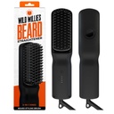 Wild Willies Beard Straightener meestele - 3 temperatuuriseadet, turmaliini keraamika kuumutatud habeme harja ja kuuma kammi - kaasaskantav, iooniline tehnoloogia, jämedad ja lokkis juuksed, 400F - hooldusvahend