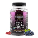 Bucklebury suhkruvaba piimaohaka kummid 1000mg loodusliku mustikamaitsega - Vegan, Gluteenivaba, GMO-vaba looduslik piimaohakalisand maksa tervise, immuunsuse ja antioksüdantide toetuseks -60 Count