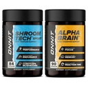 ONNIT Cognitive & Endurance Performance Bundle: Alpha Brain Nootropic Capsules (90 Count) + Shroom Tech Sport Capsules (84 Count), IGEN Non-GMO Tested Focus & Endurance, Pack of 2