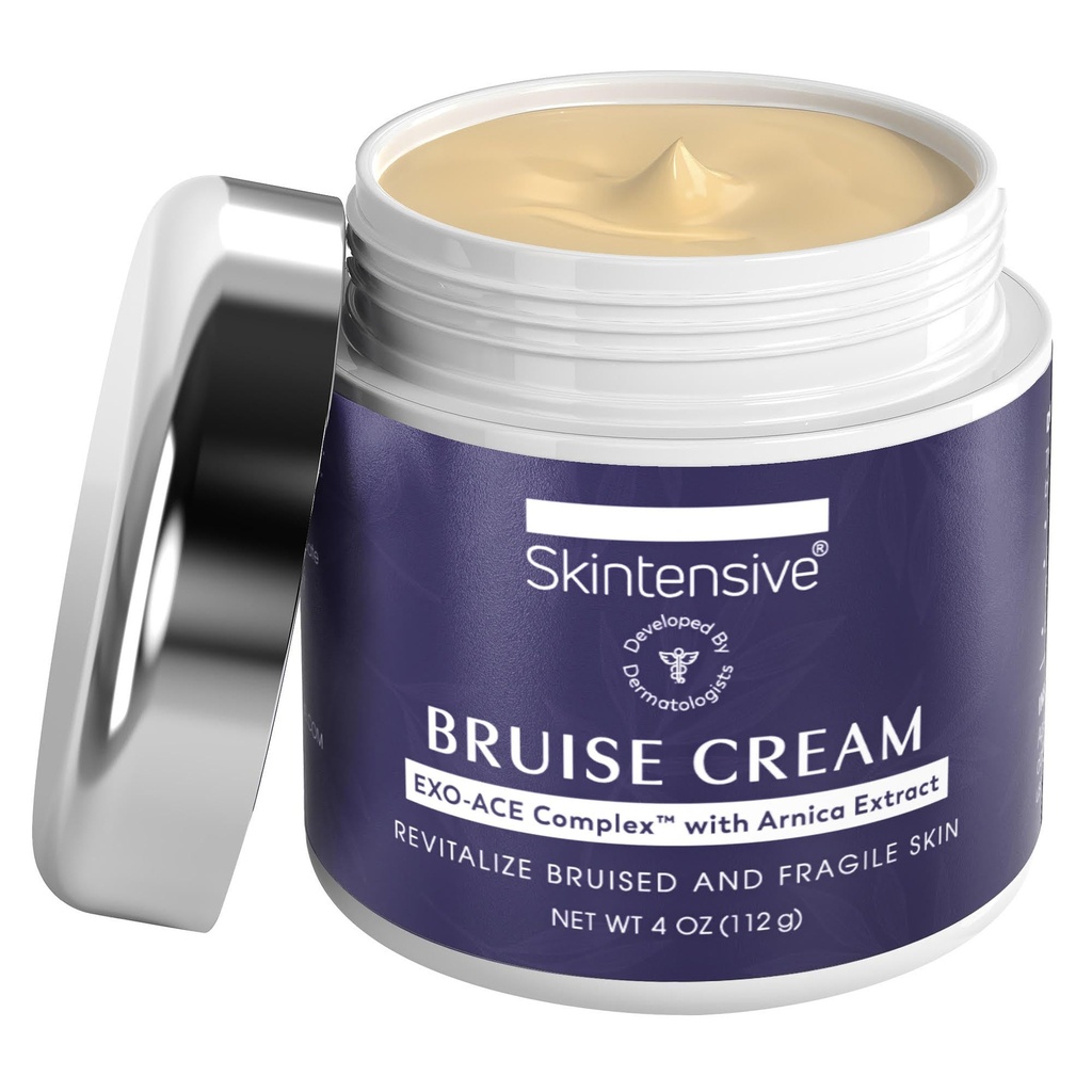 SNATENSIVE Arnica Bruise Cream õhuke nahk - niisutav, vitamiin K C ja E, naha uuendamine, 4 Oz