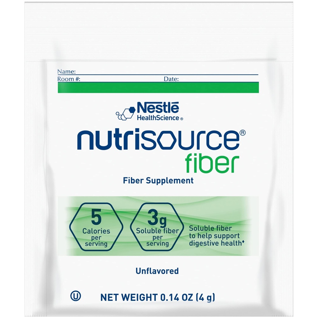 Nestle Nutrisource Fiber Fiber Supplement Maitsestamata 4 Gram Packet 75 Ct