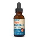 DEVA Vegan Omega-3 Vedel DHA - EPA, Vetikate mittekala, Sidrunimaitse 2 Ounce