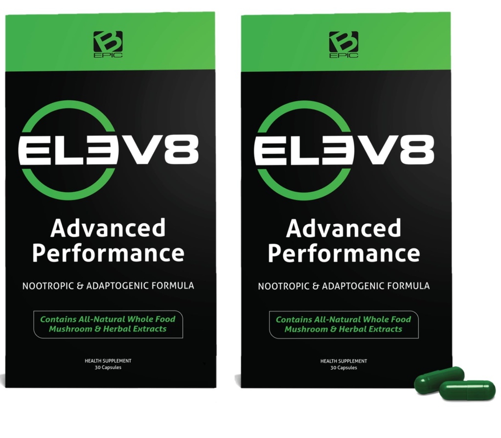 ELEV8 Advanced Performance Supplement - 60-Day Supply (60 Capsules) | Unlock Ancient Medicinal Secrets for Optimal Health and Functioning (Packaging May Vary)