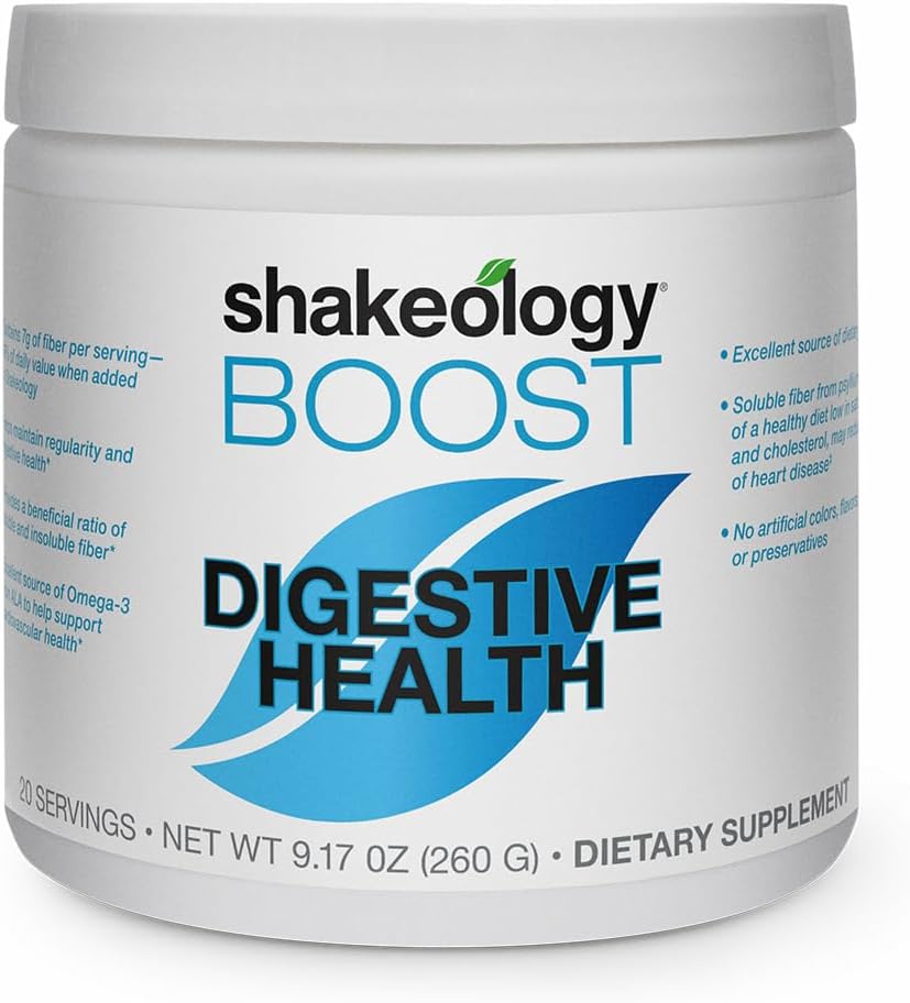 BODi Seedetrakti Tervis Boost Fiber Supplement - Toetab Gut Tervist Ja Regularity - Siguri Juur, Herne Fiber, Psyllium Husk - Südame Tervise Kasu Chia & Flaxseed, 7 g Fiber per Serving, 20 Serving