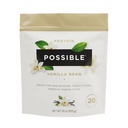 Valgupulber Vanilla Bean - 20 g Vegan, Taimne Valgu Segu - Mitte-GMO, Mitte-Dairy, Gluteenivaba - 3,5 g BCAAs - 9 Essential Aminohapped - 15-päevane tarne - 1 kott, 15 Serving