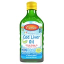 Carlson - Kid's Cod Maks Oil, 550 mg Omega-3s, vitamiinid A & D3, Wild Norwegian, Sidrun, 250 ml