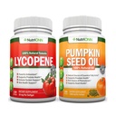 NutriONN Kõrvitsaseemneõli Softgels Lükopeenikapslid Combo - eesnäärme ja kuseteede tervise sihttoetus