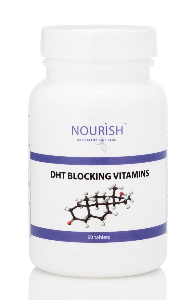 Tervislik juuksed Plus - DHT Blocker vitamiinide täiendus meestele ja naistele - 60 tabletti - tsink - Saw Palmetto - Biotiin - foolhape - kasvu paksendaja ja terved juuksed