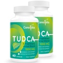 TUDCA Maksatoetuslisandid 1000mg - 120 Vegankapslit,TUDCA sappsoolad piimaohakaga Taimne segu valem maksa puhastamiseks ja parandamiseks