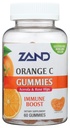 ZAND Immuunsus Oranž C-vitamiini kummid, heaolu ja immuunsuse tugisammas, näritav C-vitamiin w / tsitruselised Bioflavonoidid, Rose HIPS ja Acerola, Vegan, Gluteenivaba, 60-päevane garantii, 30 serveerimist