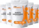 BulkSupplements.com N-atsetüülglükoosamiini pulber - NAG pulber, glükoosamiin 750mg, glükoosamiini lisand - glükoosamiini pulber, gluteenivaba, 750mg ühe serveerimise kohta, 5 kg (11 naela) (pakk 5)