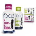 Focus Shots koos Trilogine, Stay Sharp, Zero Sugar Energy Boost, Variety Pack, 24 Count (1,93 fl oz), Blackberry, Sidrun Lime Maitseained