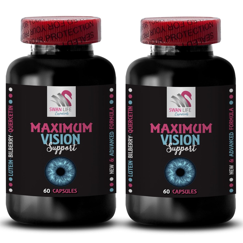 Pure view - EYE VISION SUPPLEMENT - Focus sharp, Vision clarity, Eye support, Better image, Clear perspective, Crisp sightlines, Clearer scenes, Focus improvement, Sharp lines 2 Bottle 120 Capsules