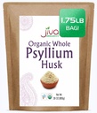 Jiva Organics Terve Psyllium Husk (Isabgol) 1.75 LB (28 Oz) Jumbo kott - GMO-vaba, maitsestamata - Keto Sõbralik, Lahustuv Fiber