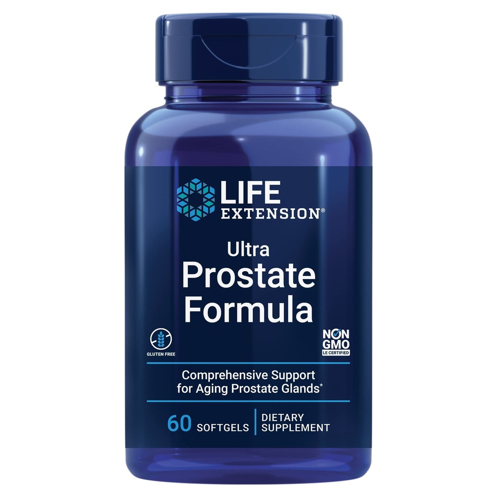 Elu pikendamine Ultra eesnäärme valem - meeste eesnäärme tervise täiendus beeta Sitosterol, Saw Palmetto, lükopeen, kõrvitsaseemned - 60 Softgels