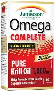 Jamieson Omega CompleteTM Pure Krill 1000 mg, 30 pehmegeeli
