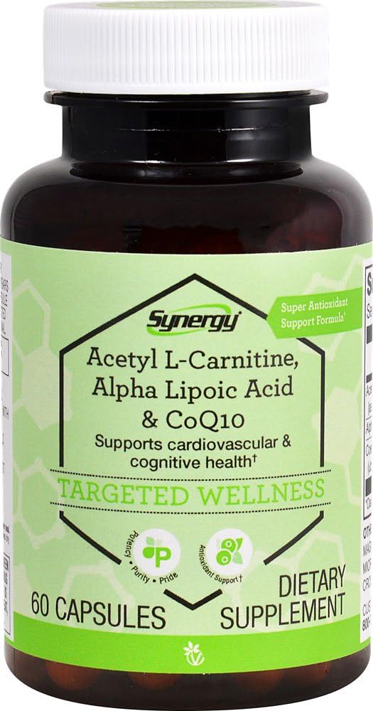Vitacost CoQ10 + alfa- lipohape + atsetüül- L- karnitiin HCl - 60 kapslit